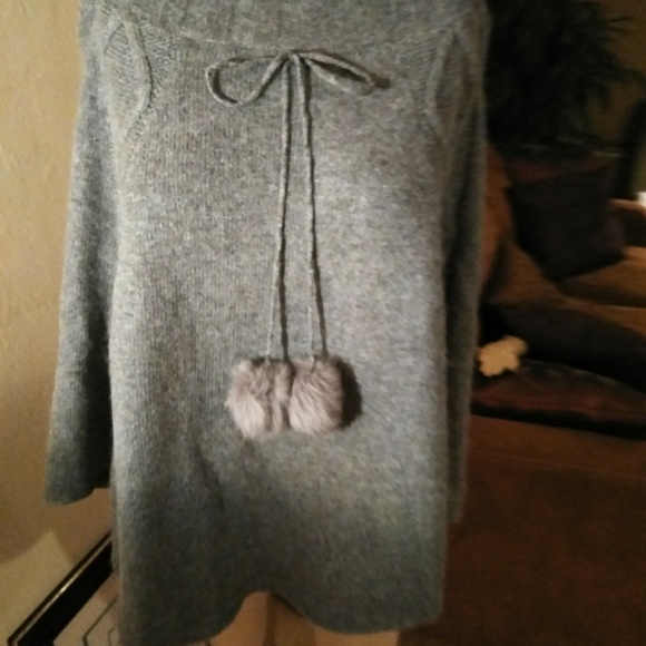 Boston Proper Jackets & Blazers - Boston Proper Gray poncho